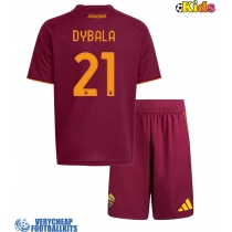 AS Roma Paulo Dybala #21 Replica Home Minikit 2025-26 Short Sleeve (+ pants)